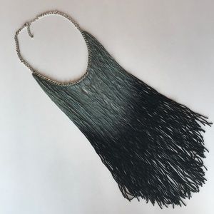 Fringe necklace